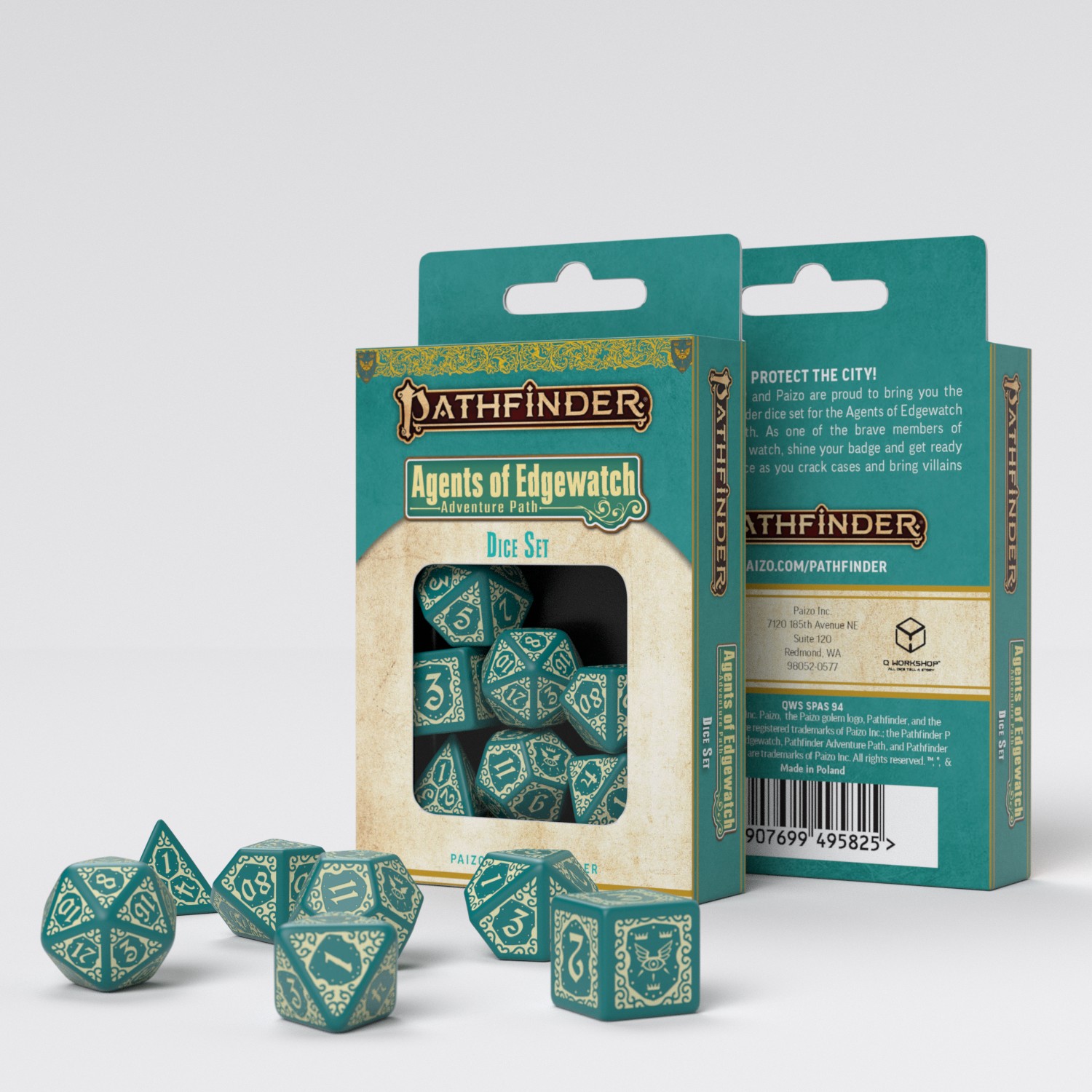 Set de dés - Pathfinder - Iron Gods