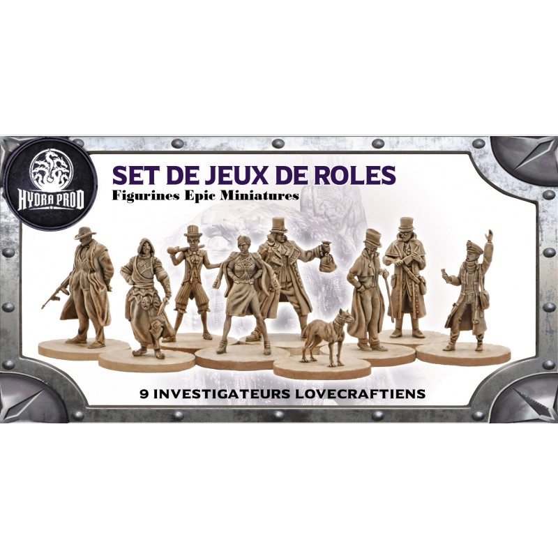 Figurines Epic Miniatures - Set de Jeux de Rôles - 3 Humains Guerriers