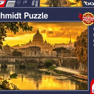 Puzzle 1000 pièces - Schmidt - Lumière dorée sur Rome