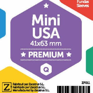 Protèges Cartes Zacatrus Premium- Format Mini USA ( 41x63 mm ) - Paquet de 55