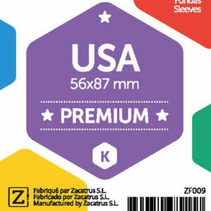 Protèges Cartes Zacatrus Premium- Format USA ( 56x87 mm ) - Paquet de 55
