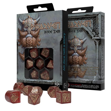 Set de dés - Dwarven - Or